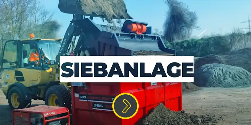 Link zu den Videos der Siebanlage