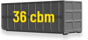 Produkt - Äste und Sträucher - Container 36 cbm